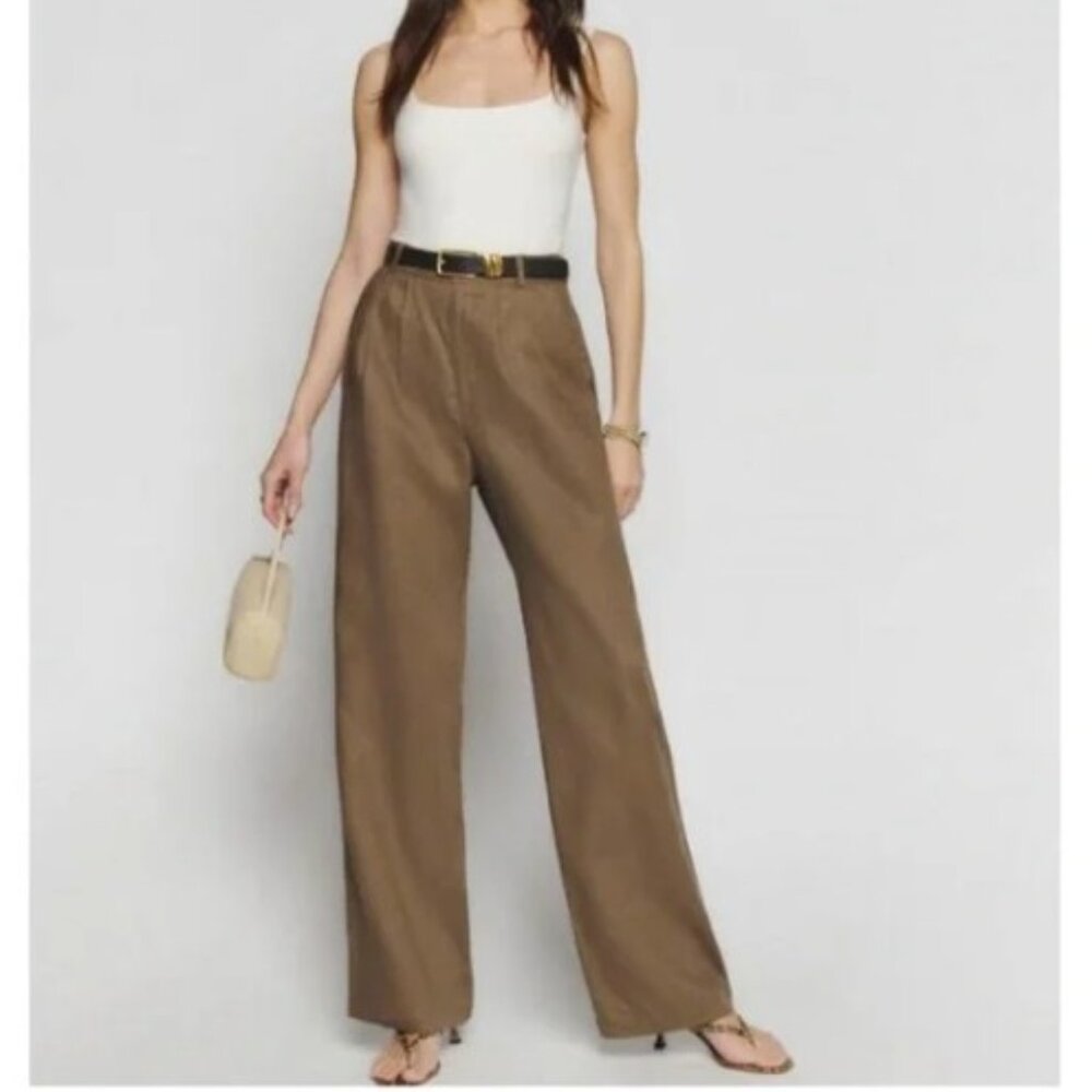 Reformation Mason Linen Pants
